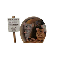 Funny Mouse Hole Wall Stickers