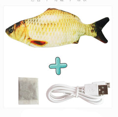 Cats USB Charger Interactive Toy Fish