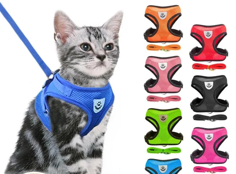 Adjustable Pet Mesh Harness