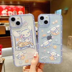 Cinnamoroll Sanrio With Quicksand Stand Phone Case